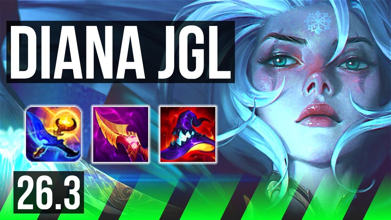 DIANA vs ZAAHEN (JGL) | Good KDA: 18/1/6 | EUW Diamond | 26.3