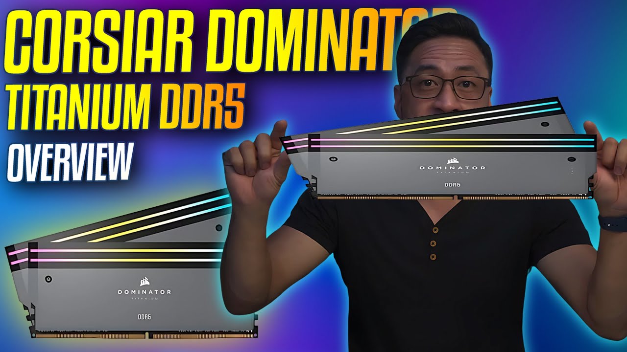 The Most Luxurious DDR5 RAM? Corsair Dominator Titanium Unboxing & First Impressions!
