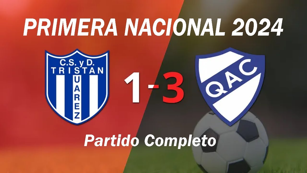 Trist&aacute;n Su&aacute;rez vs. Quilmes | Primera Nacional 2024 Zona A Fecha 11.