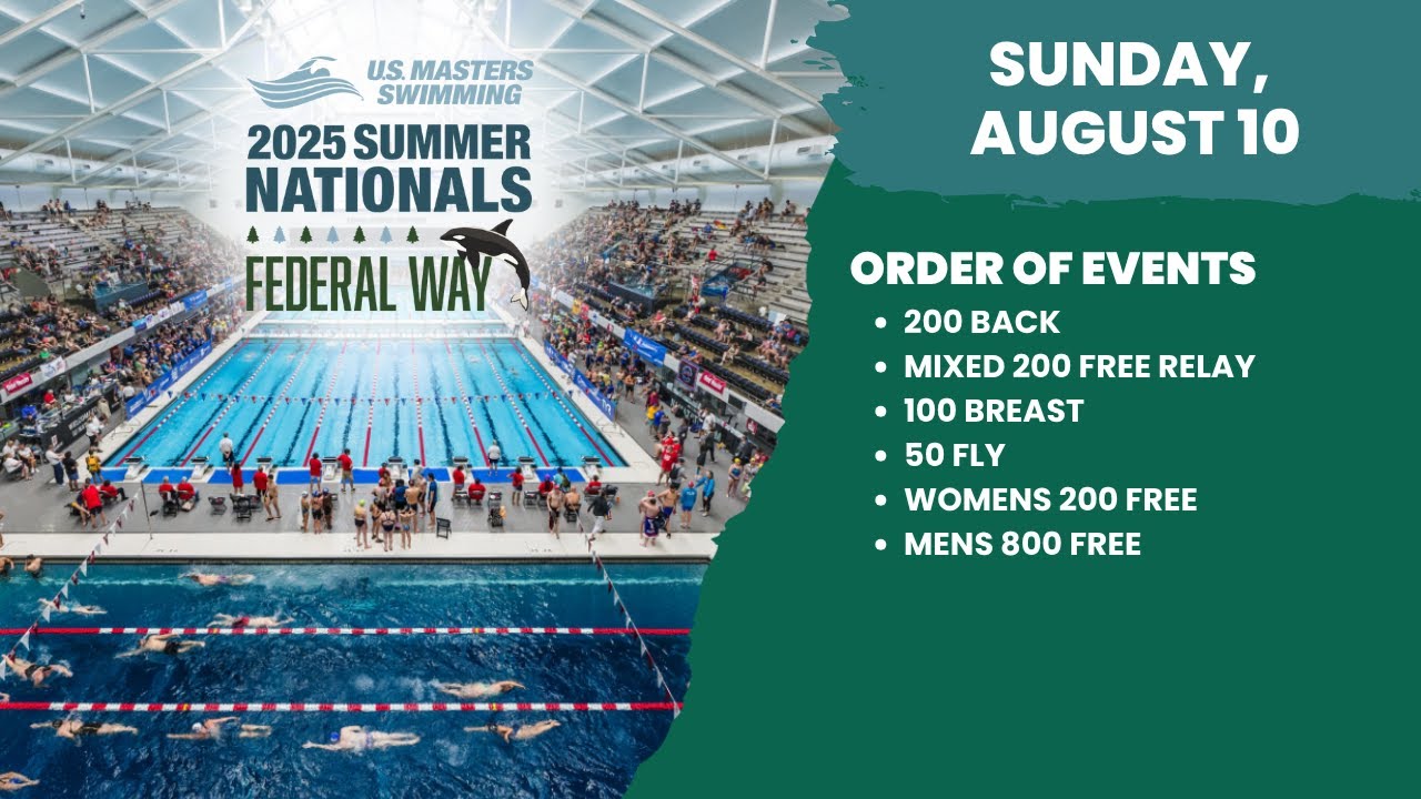 2025 USMS Summer Nationals | Day 5 - Sunday, August 10