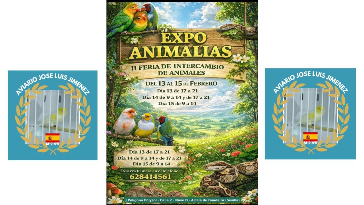 Expoanimalias ll feria de intercambio de animales ¡Un espectáculo! Que evento más bonito #birds 