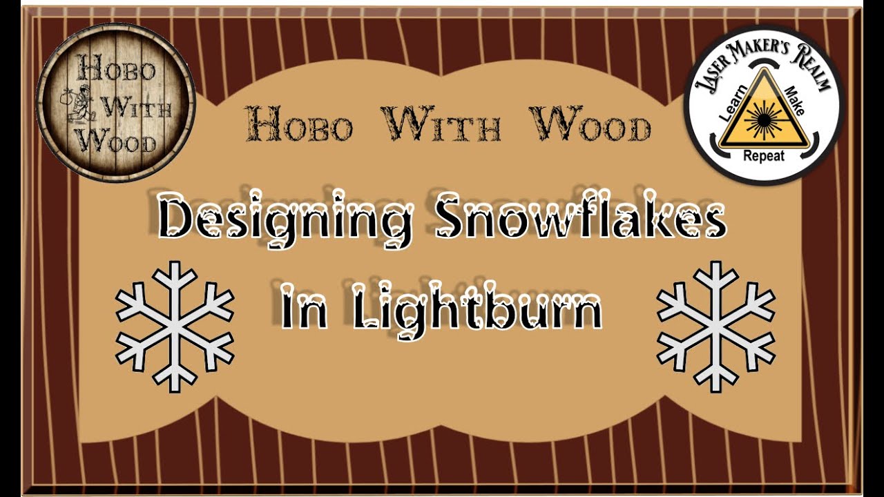 Создание оригинальных снежинок с помощью Lightburn