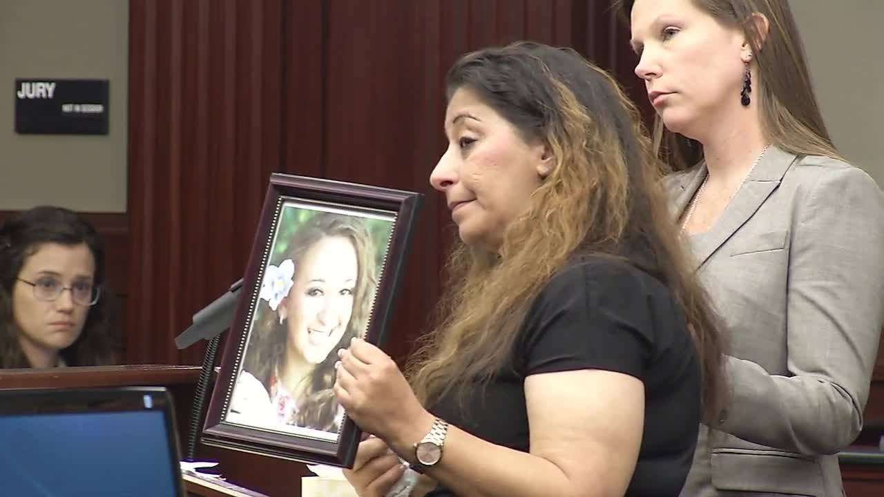 Emotional moments in courtroom