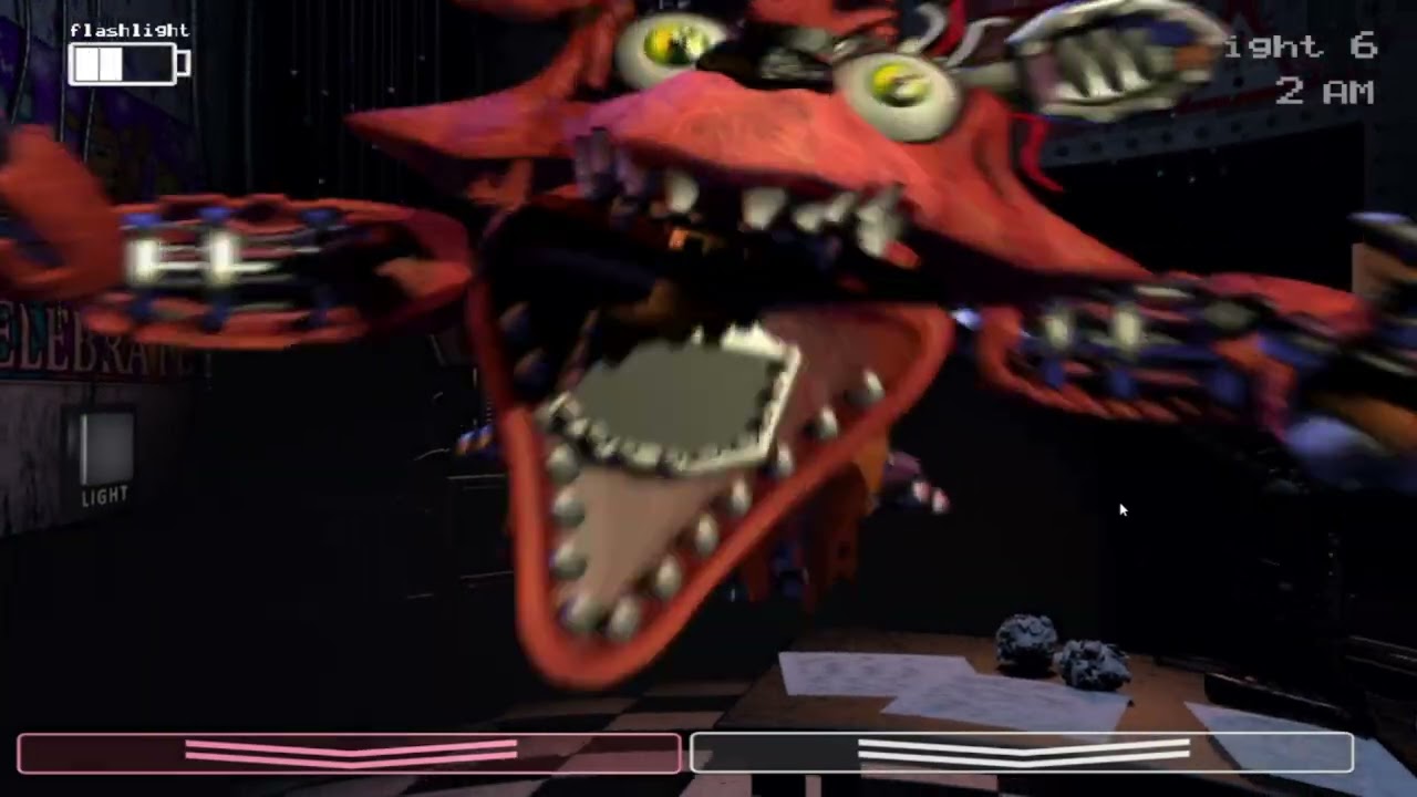 Five Nights at Freddy's 2 (Night 6) | F*** OFF FOXY!!