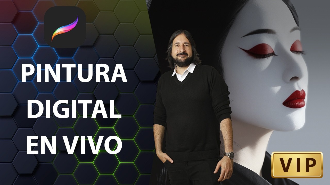 Cómo pintar una Geisha realista paso a paso