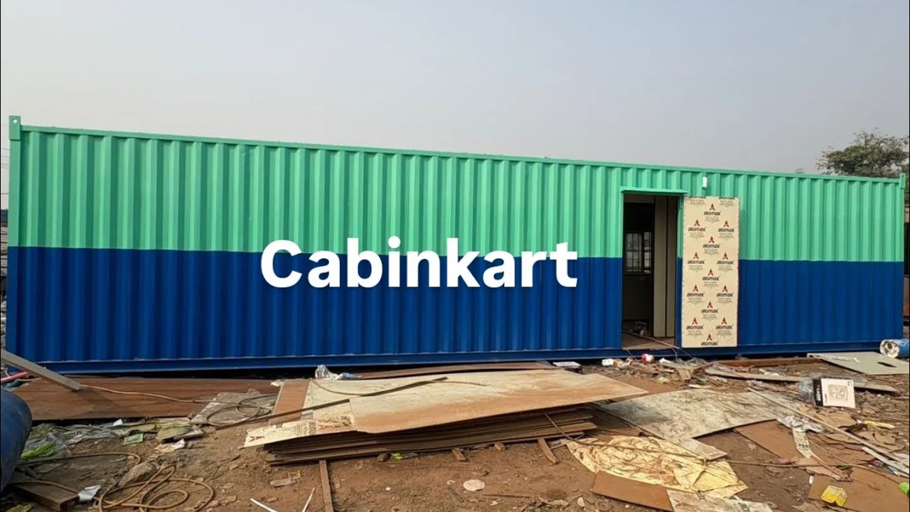 Office Container 40' X 10' Delhi to Panchkula @Cabinkart41  #officecontainer 
