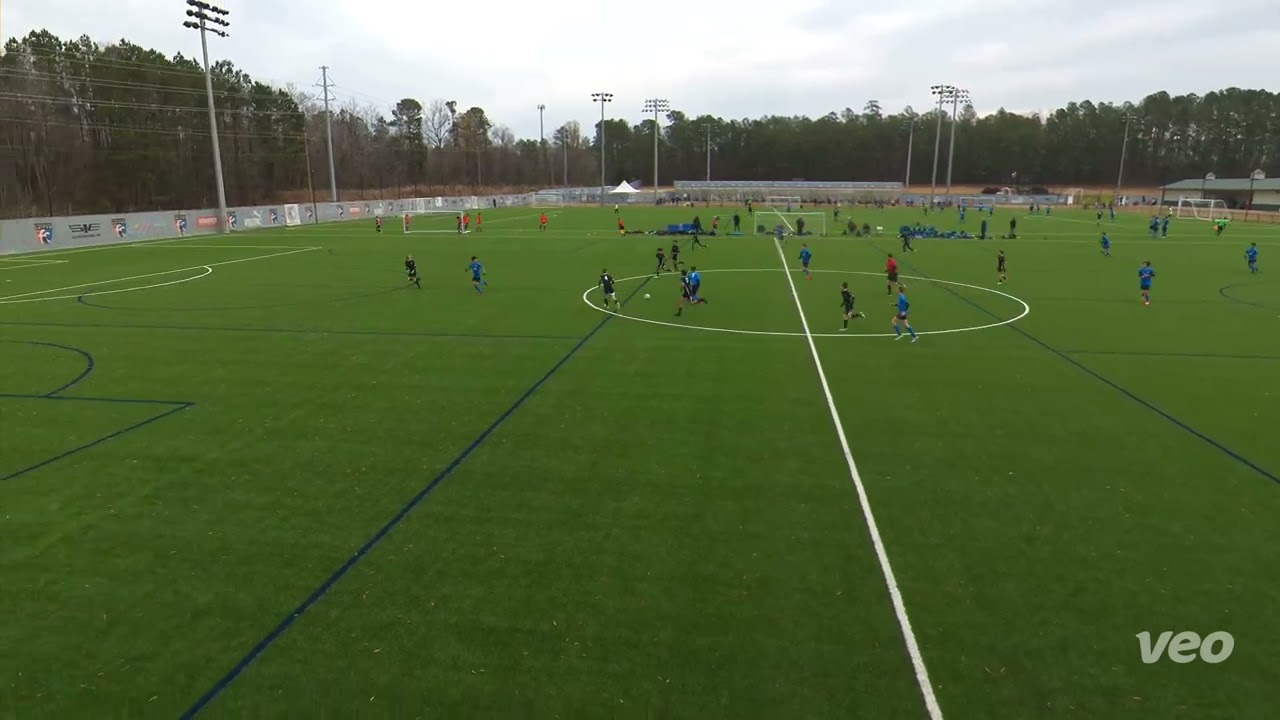 Toe poke to stop other team from attacking