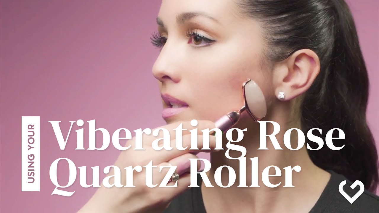 How to Use Vibrating Rose Quartz Sculpting Roller | SkinGear