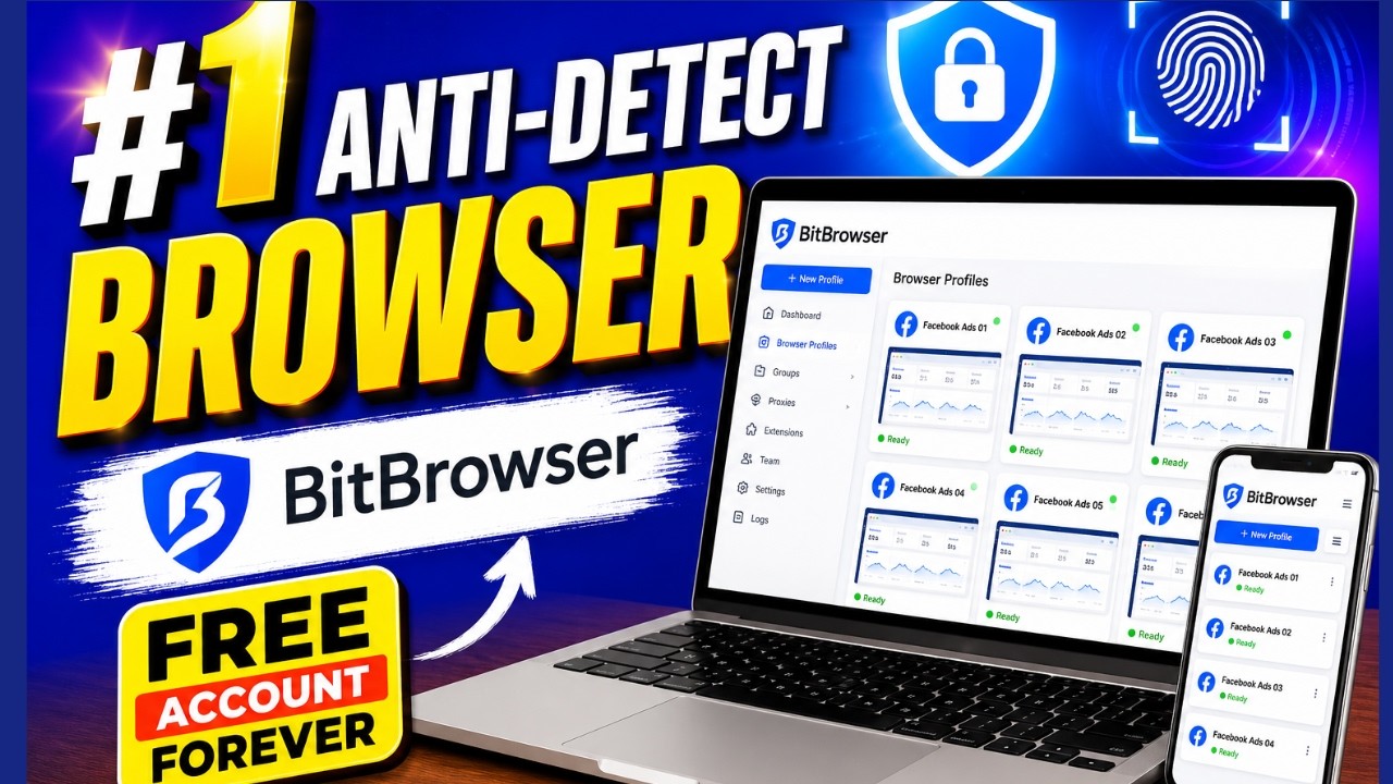 Best FREE Multilogin Browser Online| BitBrowser Anti Detect Browser