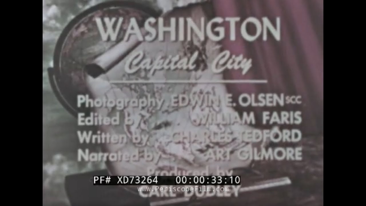 &rdquo; THIS WORLD OF OURS &ndash; WASHINGTON D.C. &rdquo; 1950s TRAVELOGUE   WHITE HOUSE  WASHINGTON MONUMENT XD73264