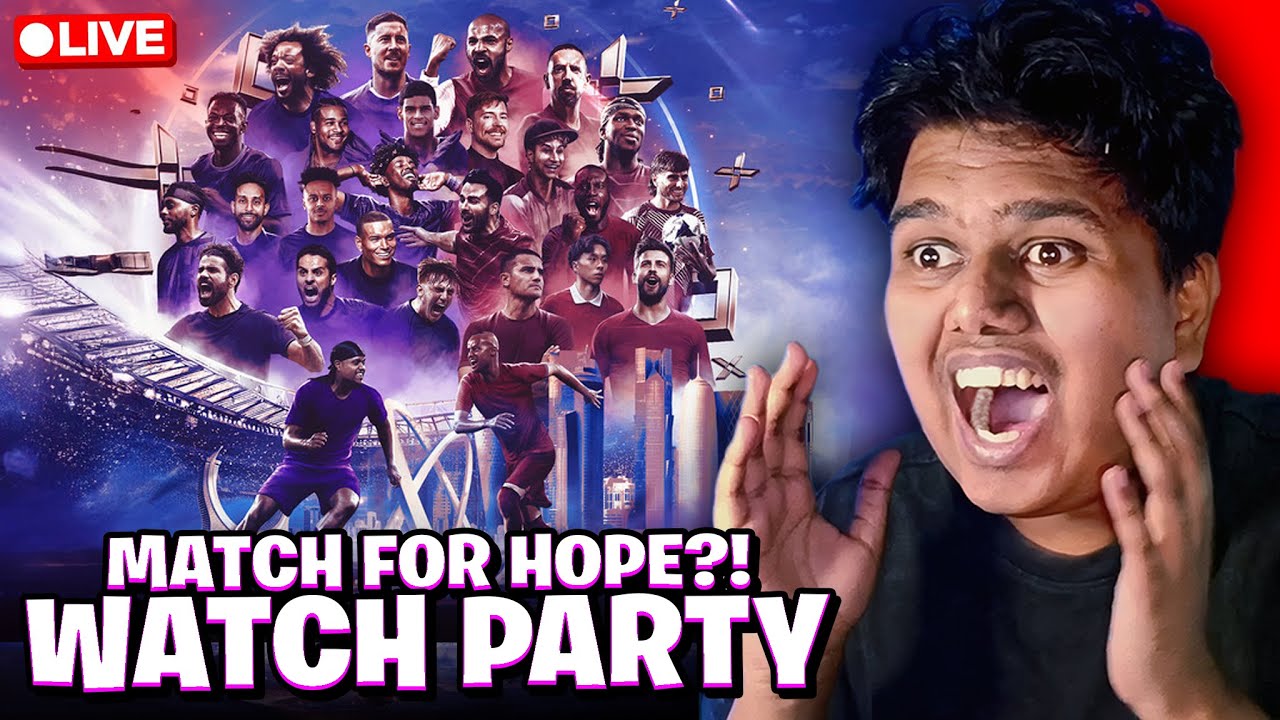 🔵 [EN] Match For Hope 2026 Watch Party | Team Chunkz Vs Team AboFlah | Live Reaction | !socials