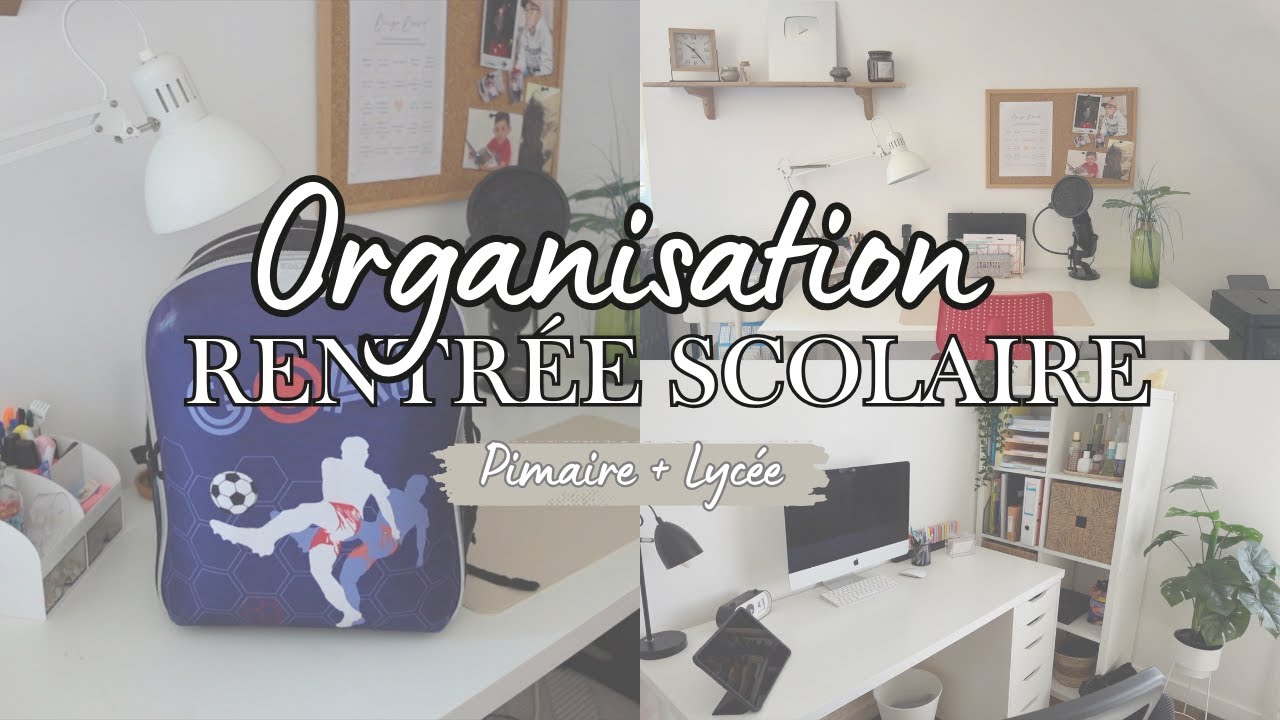 Tri , Rangement, Organisation Rentrée scolaire 2025  + Organisation Des Cours Au Lycée