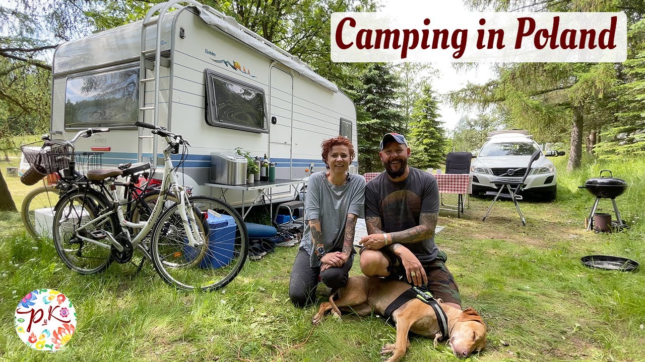 Camping in a 20 year old camper in Poland | Czaplinek | Poland