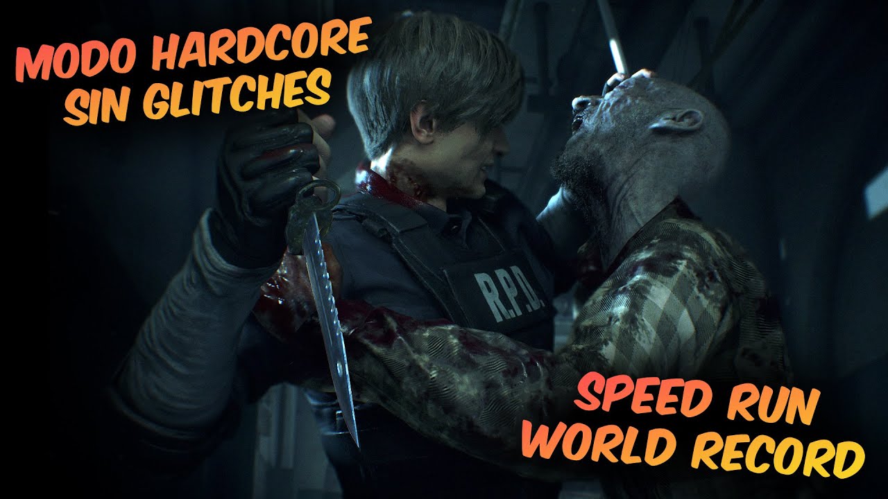 Los TRUCOS del MEJOR SPEED RUN RECORD MUNDIAL de RESIDENT EVIL 2  REMAKE (LEON A)