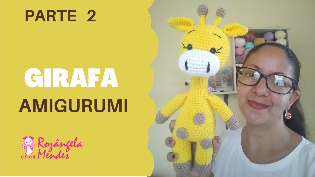 Жираф амигуруми шаг за шагом | Учебник (Часть 2)