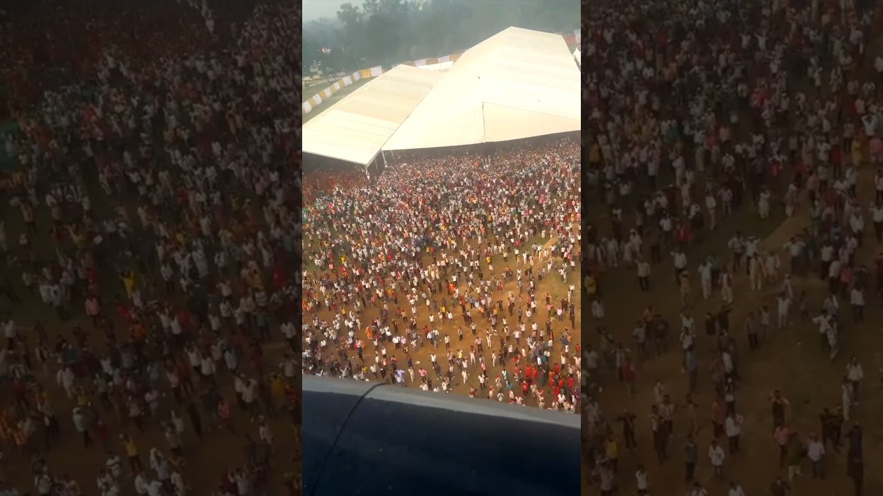 Massive turnout at PM Modi's rally in Saharsa, Bihar |#biharelections | #shorts