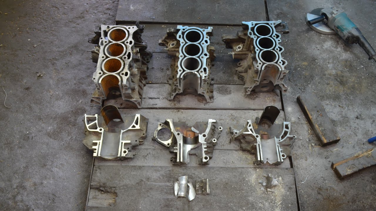 Эксперименты: Из чего сделаны цилиндры блоков двигателей 1NZ 2AZ 1ZZ