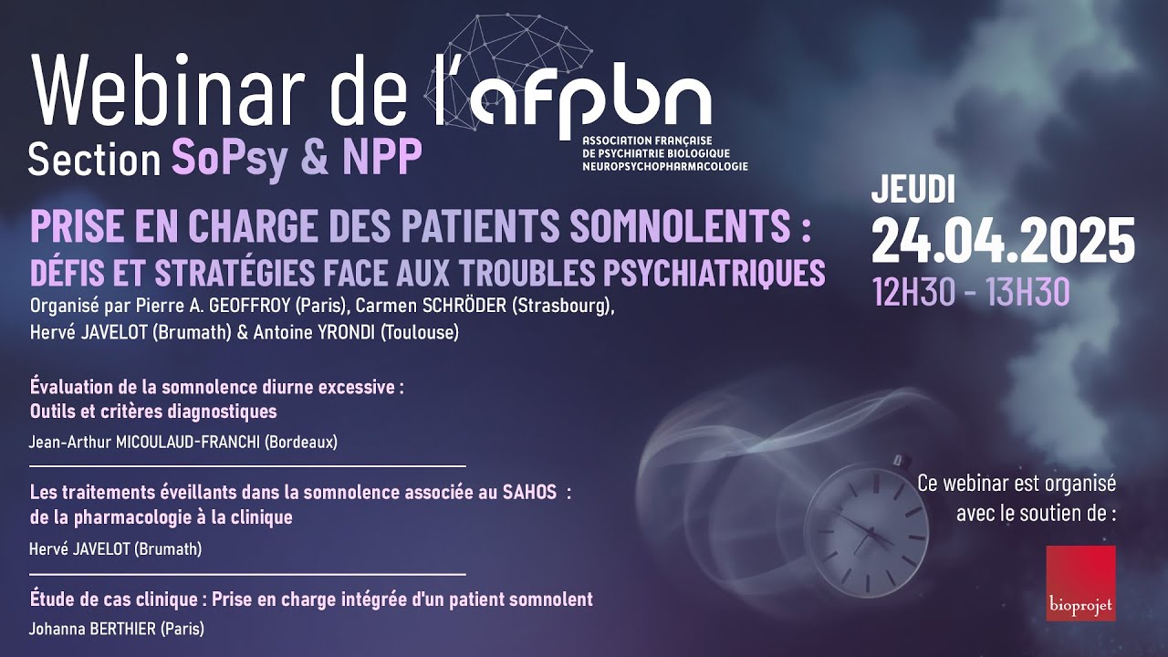 Replay webinar "Prise en charge des patients somnolents"