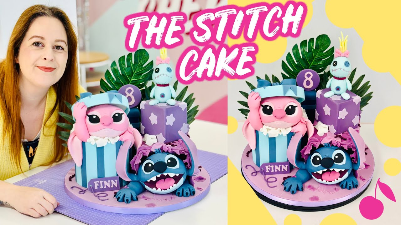 The Stitch and Angel Cake | Cake Studio Vlog