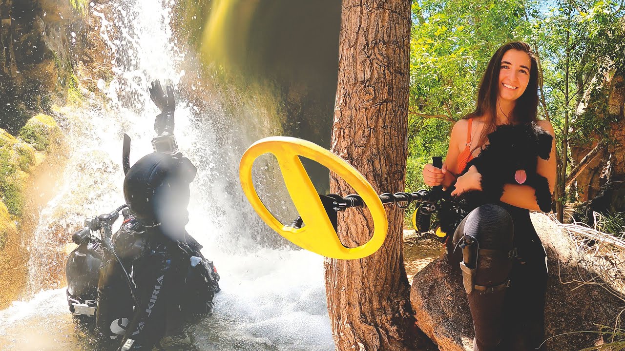 Металлоискатель под водопадом (Потрясающие находки/Реставрация)