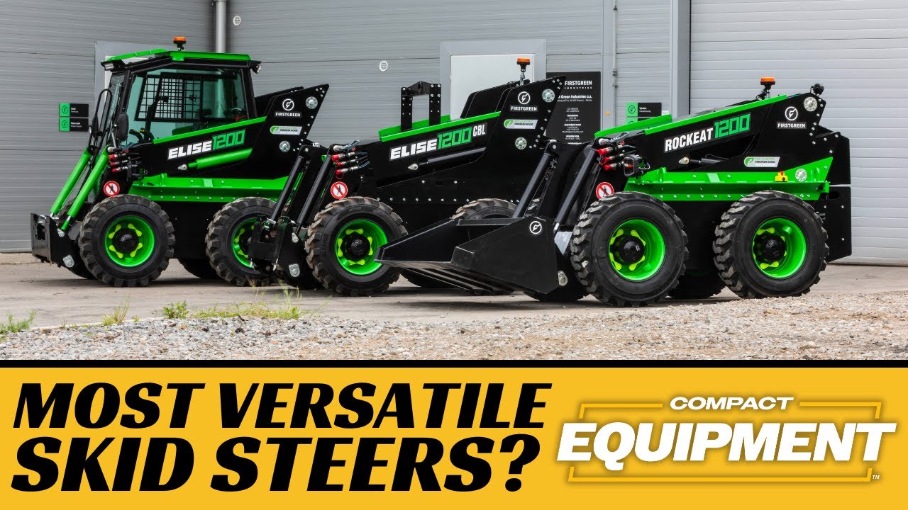 Is This the Most Versatile Skid Steer Lineup on the Market? Firstgreen Industries Electric Loaders