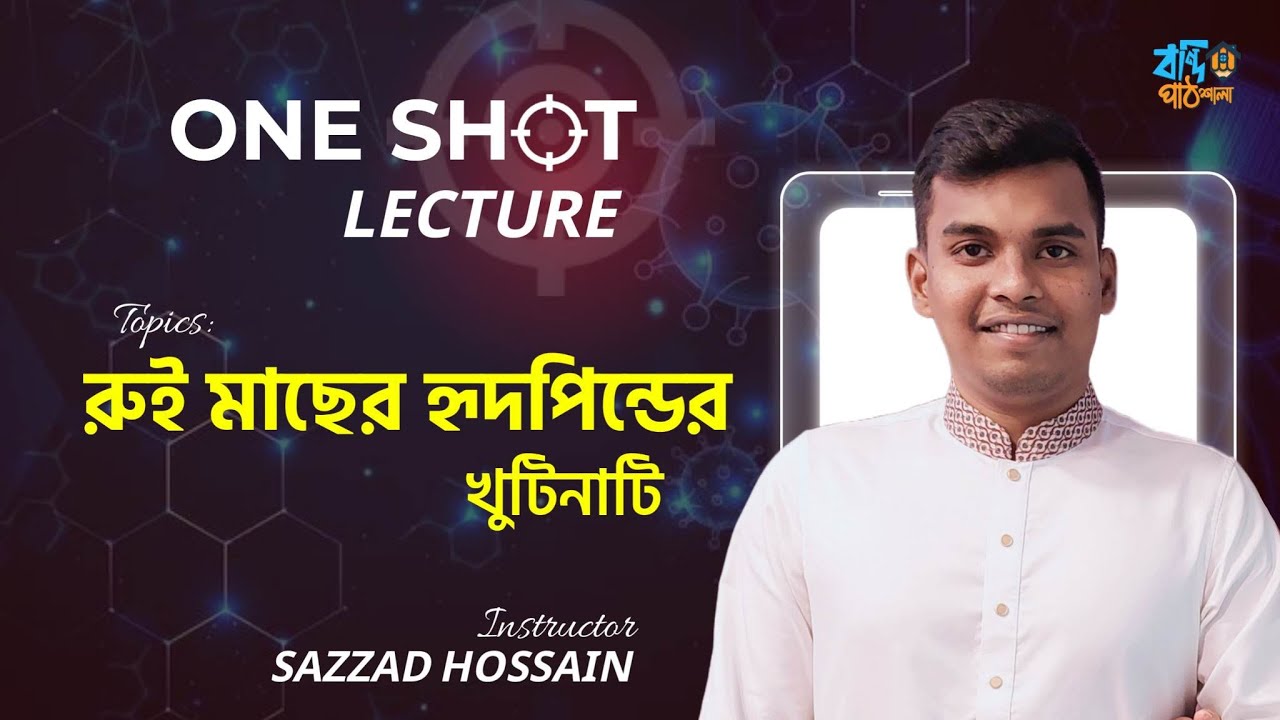 🚩রুই মাছের হৃদপিন্ড কে কেন শিরা হৃদপিন্ড বা ভেনাস 🫀 বা একচাক্রিক 🫀 বলা হয়????