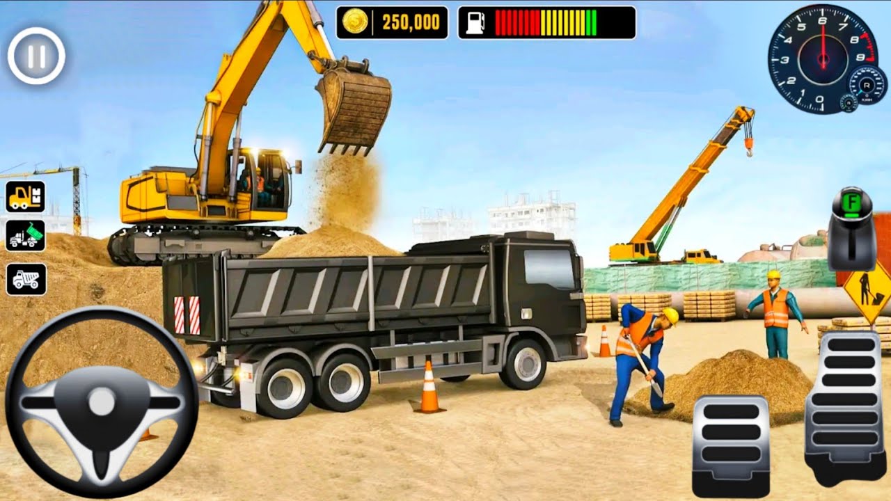 Real City Construction Simulator | Heavy JCB Excavator Construction Games 2026 | Android GamePlay