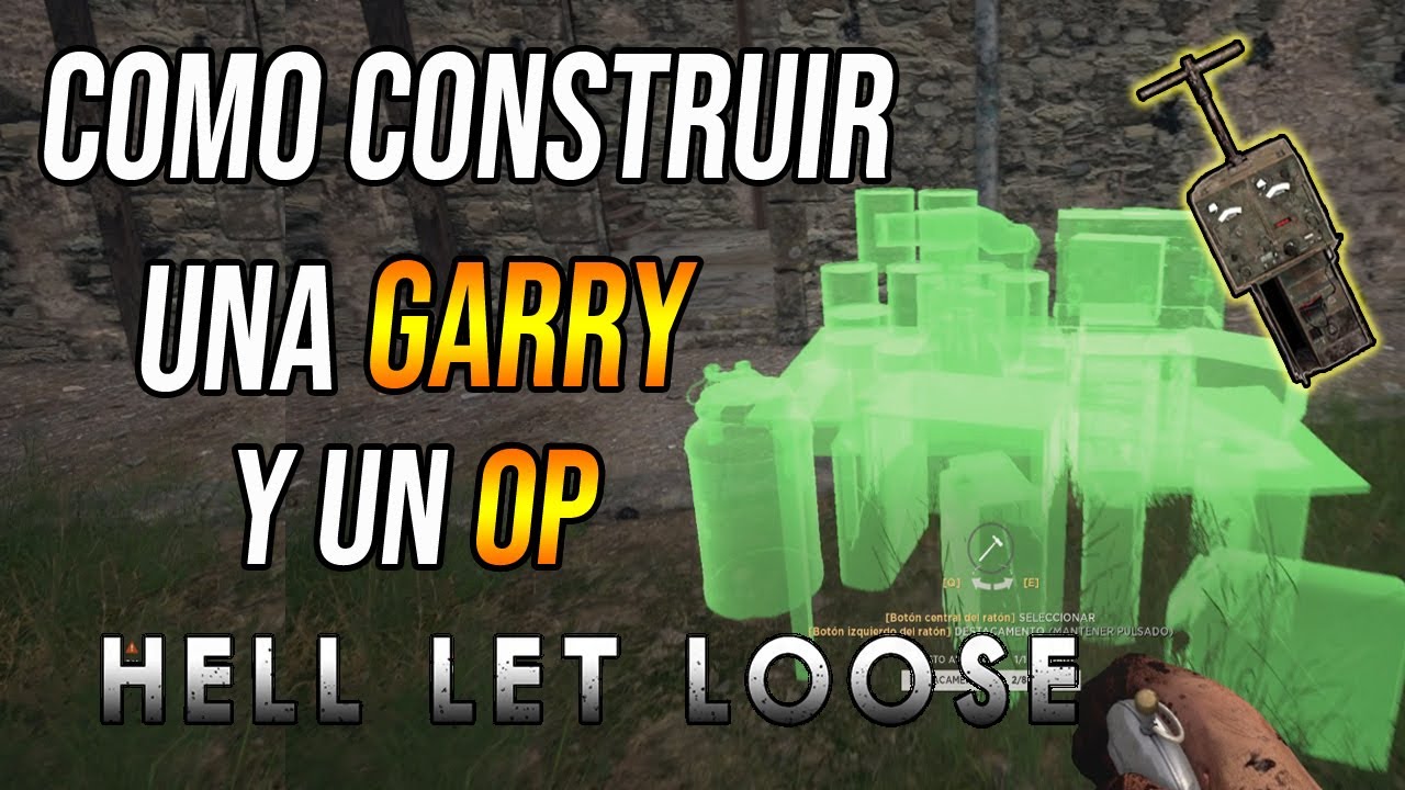 COMO CONSTRUIR GARRYS Y OP EN HELL LET LOOSE | Facilmente | Español Latino