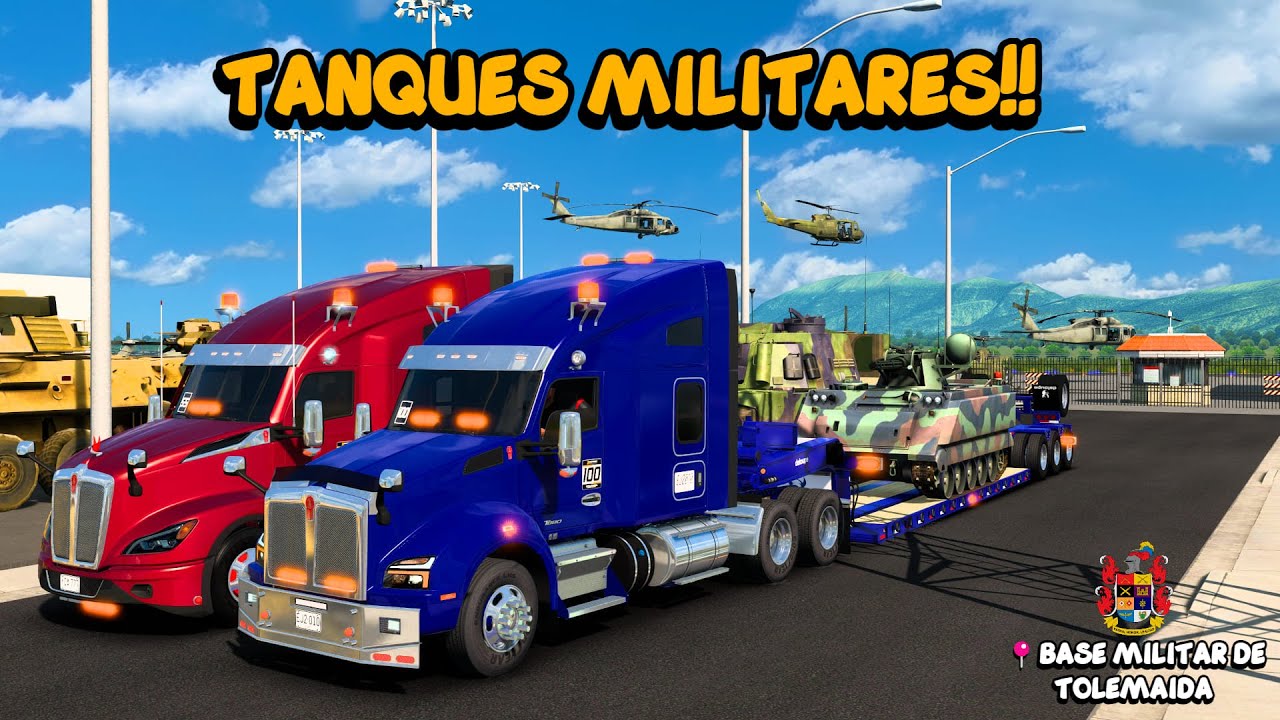¡TRANSPORTANDO TANQUES DEL EJÉRCITO RUMBO AL PLATEADO - CAUCA! | AMERICAN TRUCK SIMULATOR | ATS 1.53