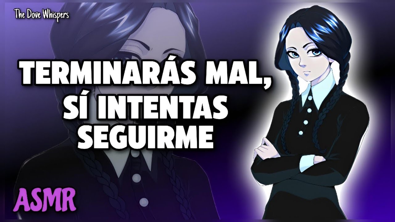 ¡Son venenosas! 🤍|Merlina te da un RECORRIDO por tu nuevo Instituto| historia roleplay asmr anime
