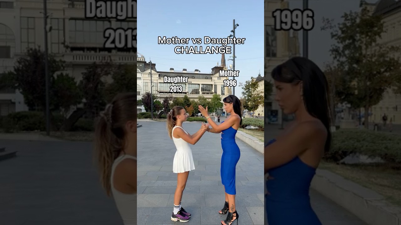 Mother vs daughter challenge- who do you think will win? 😳 