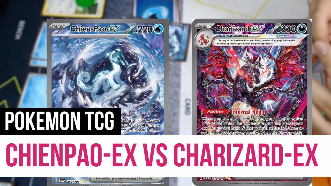 CHARIZARD-EX vs CHIEN PAO-EX | Pokemon TCG | 2024