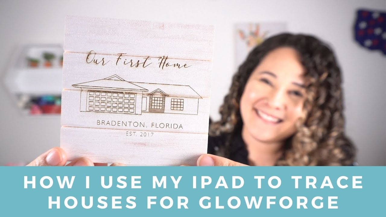 How I Use a Free iPad Vector Program to Create House Drawings for Glowforge!