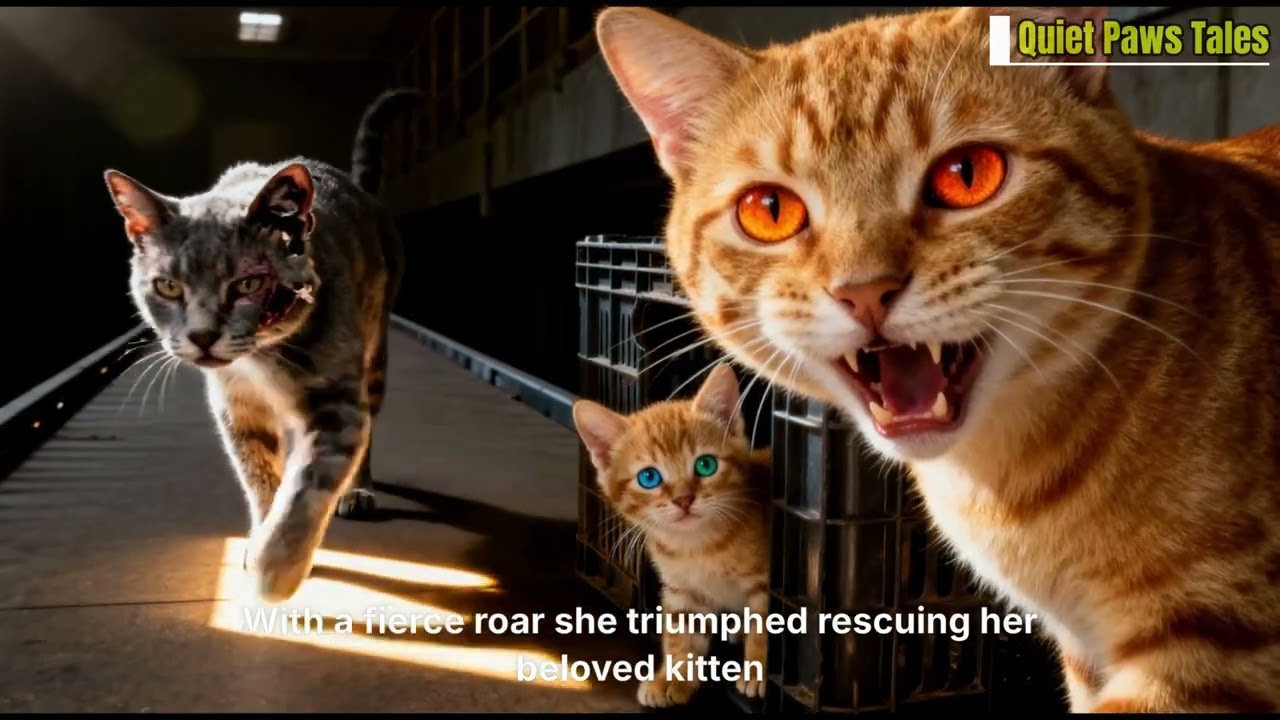 Mama cat rescue Mission🐱#aivideo #cat #trending #animation #animation #fyp#mission
