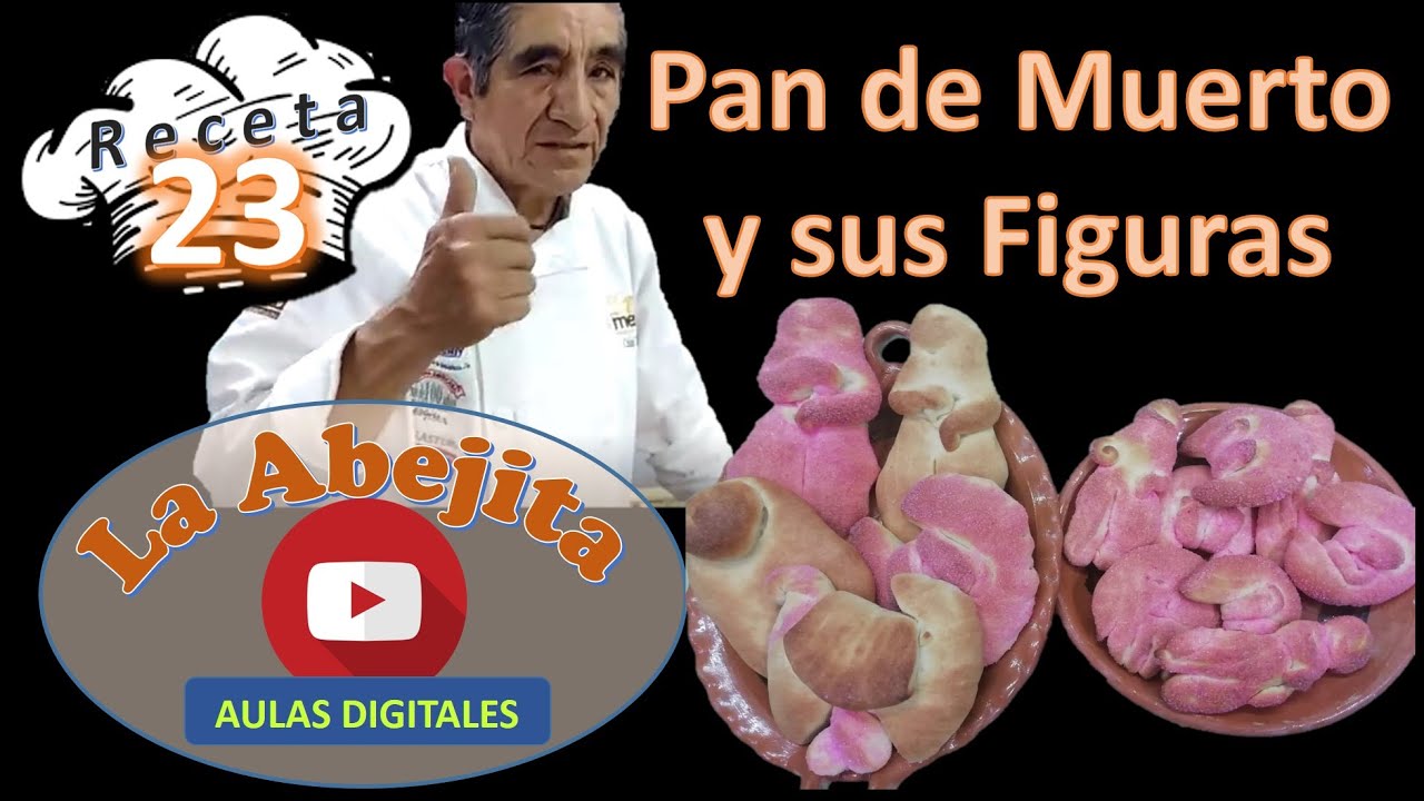 Figuras fáciles de Pan de Sal para Ofrenda de Día de Muertos. La Abejita Repostería