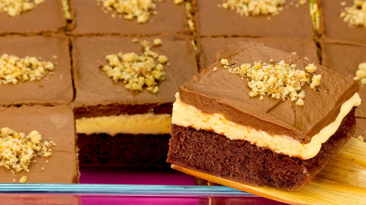 Csokoládé torta puha tojásos krémmel — egy desszert amely elcsábít!| Ízletes TV
