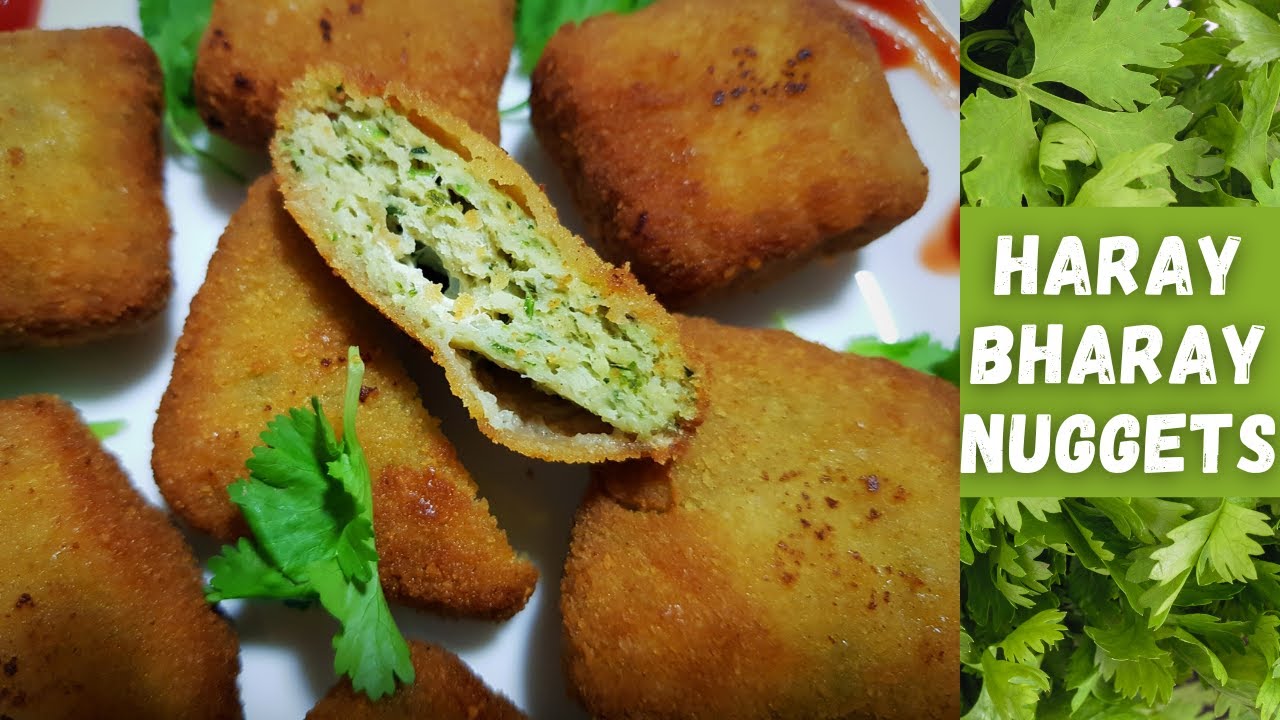 K&N's Style Haray Bharay Nuggets | Haray Bharay Nuggets Recipe | The Cooking Melody