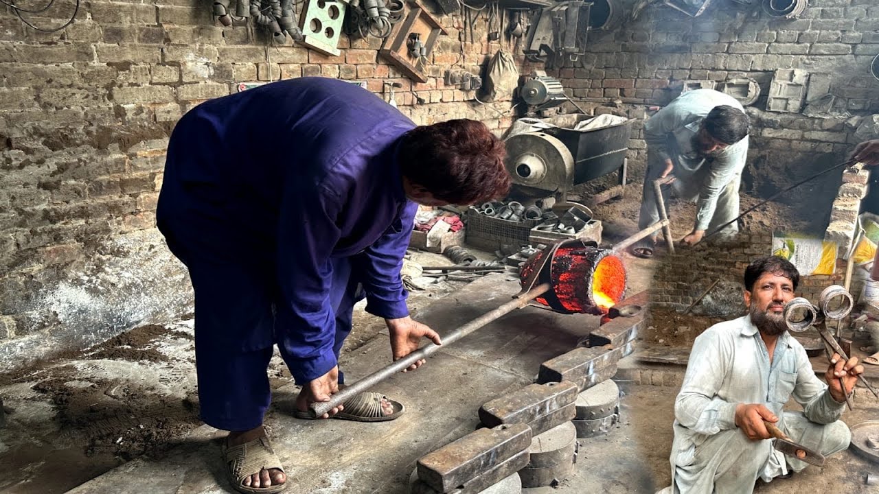 How to make power loom parts manufacturing // complete process with unique technique