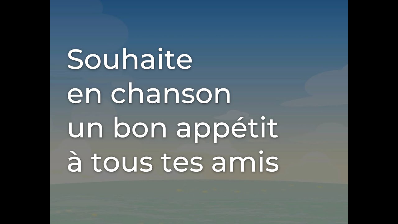 Bon appétit en chanson avec Planètemômes