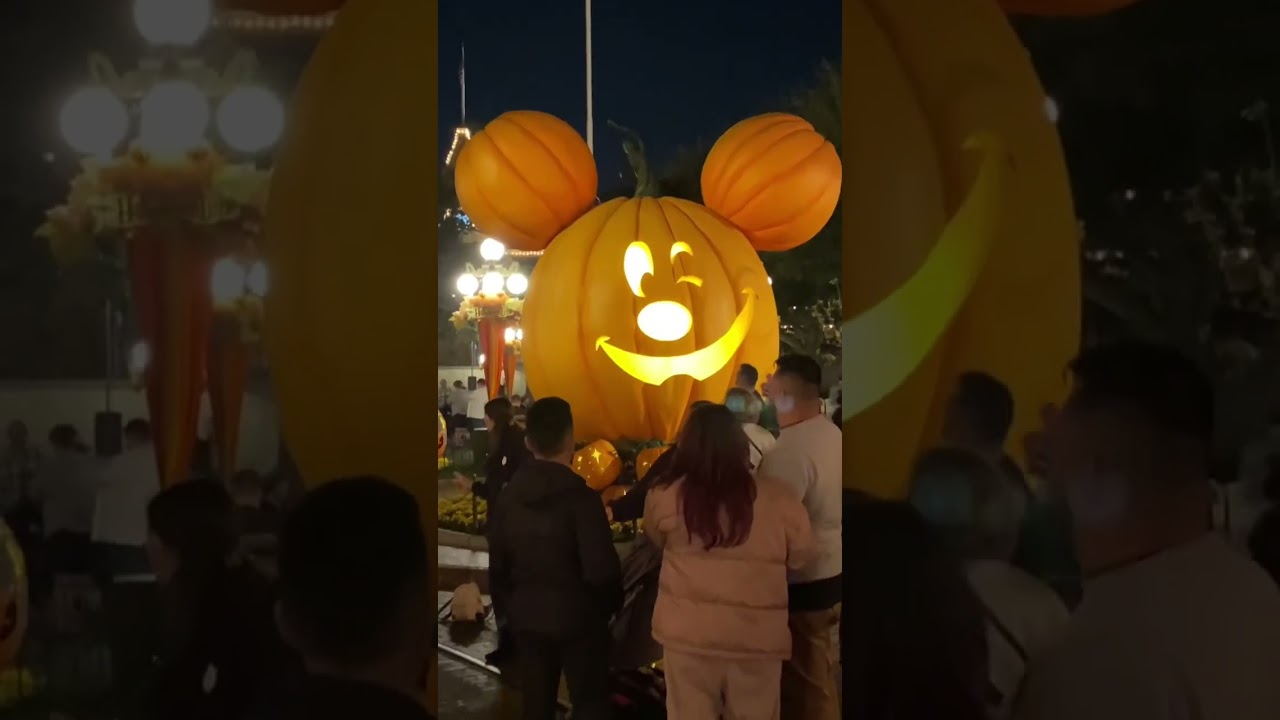 Last of the Large #Mickey Pumpkin! 🥺 #disney #disneyland #halloween #pumpkin #spooky