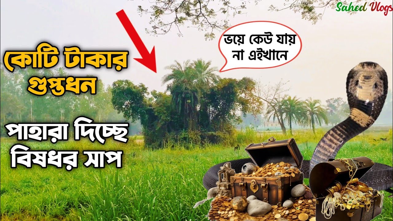 হাজার কোটি টাকার গুপ্তধন পাহারা দিচ্ছে বিষধর সাপ || এখানে ভয়ে কেউ যায় না || Bogra ||