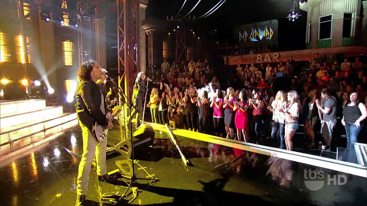Def Leppard - Rock Of Ages on Lopez Tonight (2011)
