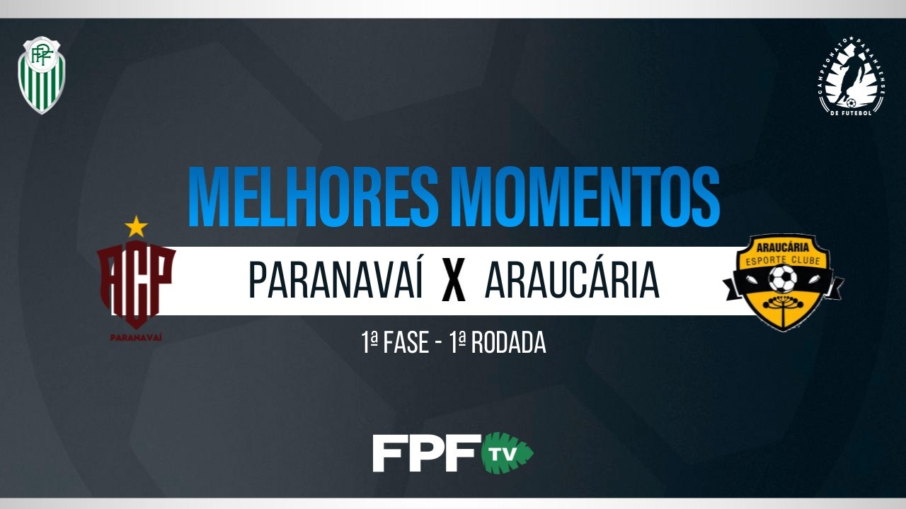 PARANAVA&Iacute; 1X2 ARAUC&Aacute;RIA | MELHORES MOMENTOS | SEGUNDONA SANEPAR 2026 | RODADA 1