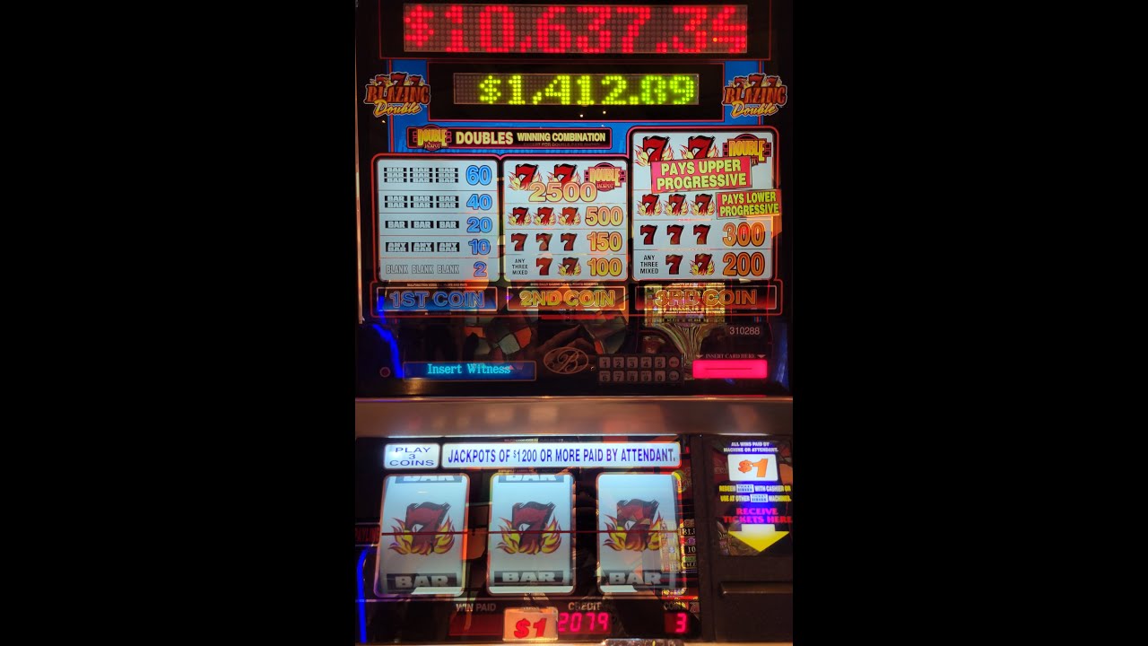 Bellagio Double Blazing 7's Linked Progressive Jackpots [3 of 3 Series] ~ Did somebody say, JACKPOT?