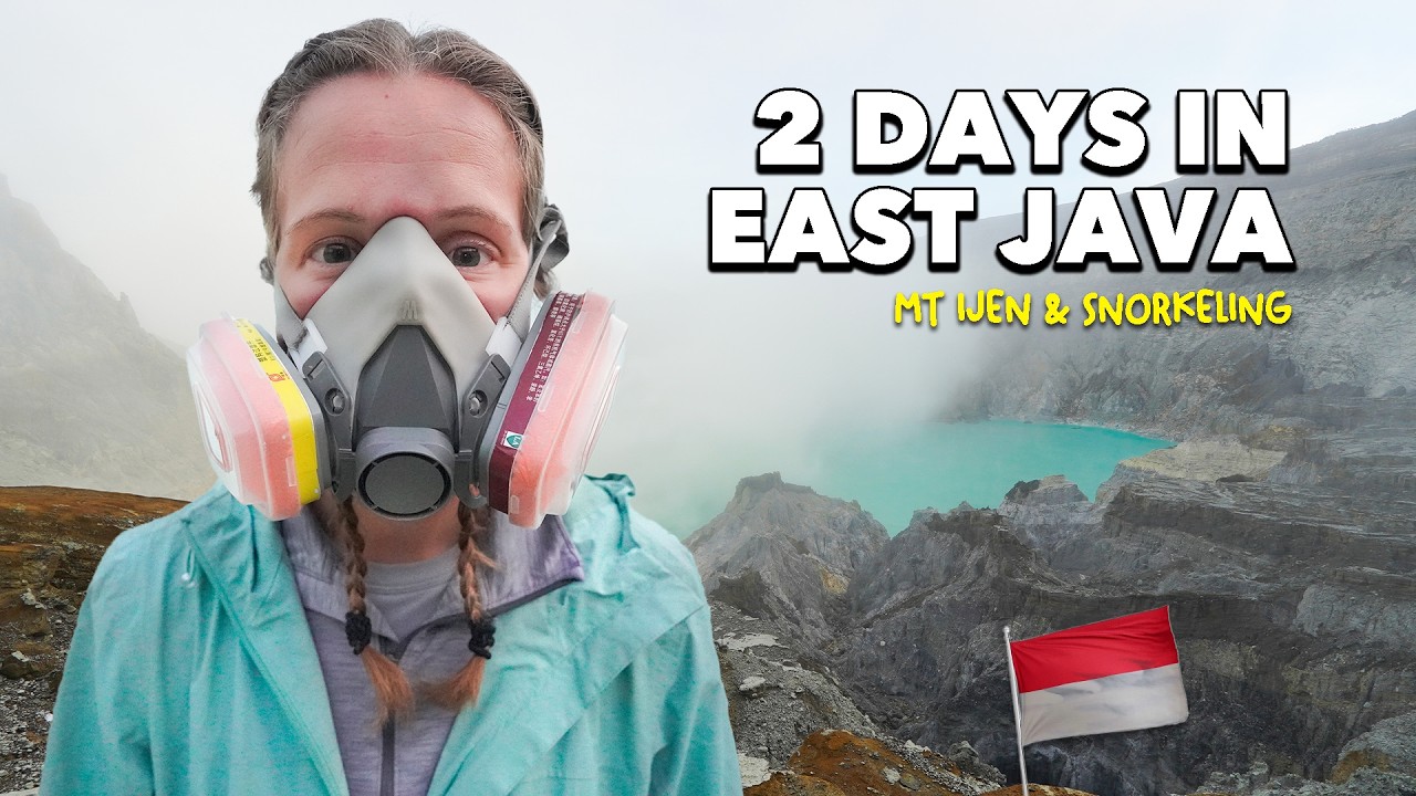 THIS is East Java, Indonesia 🇮🇩 Hiking Mount Igen, Snorkeling & Local Foods