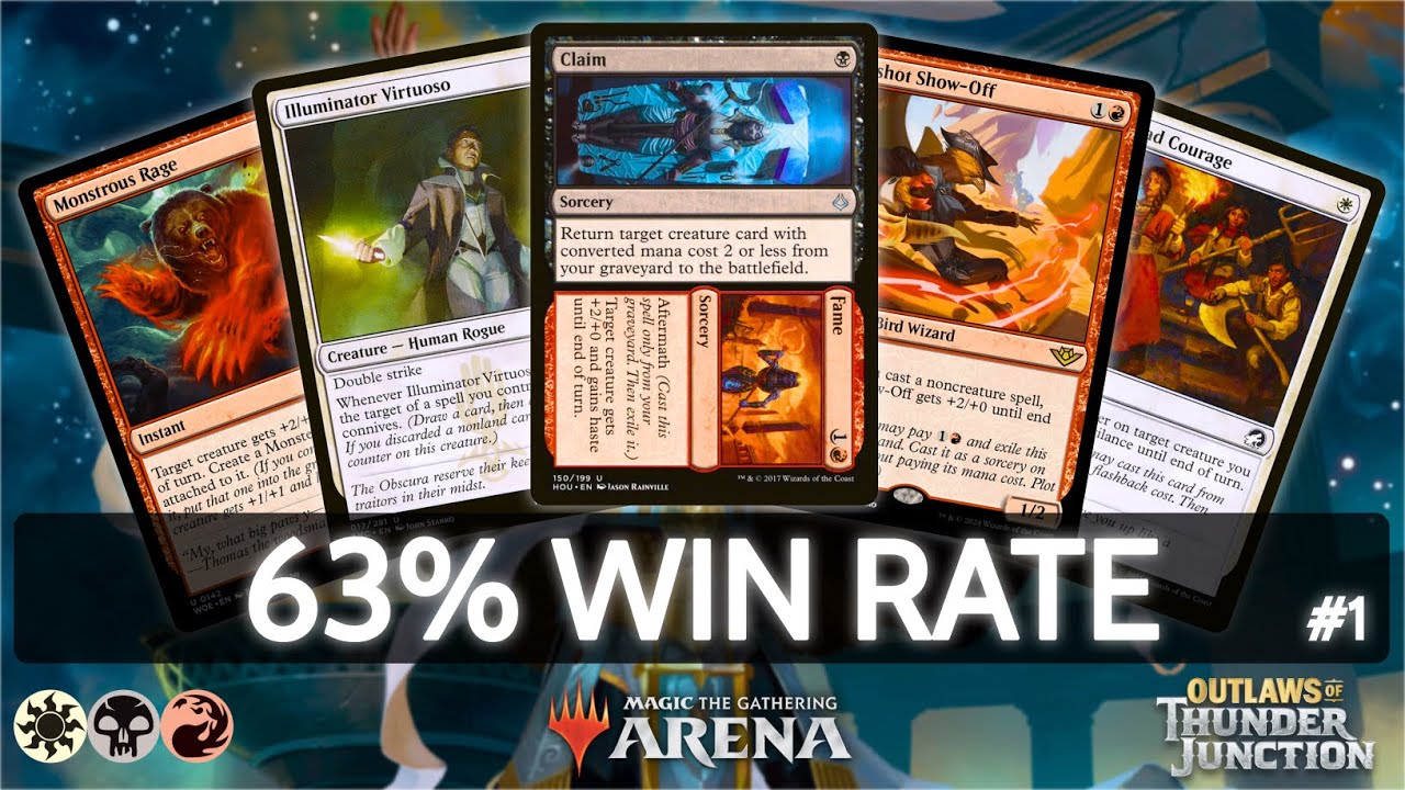 ⚪⚫🔴 Mardu Heroic, 63% Win Rate part 1 | MTG Arena | Explorer | BO3 | Outlaws of Thunder Junction