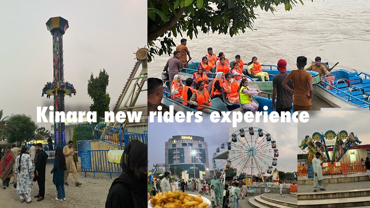 Kinara Park Gujrat Vlog | Boating in River Chenab | New Riders Experience  |  accident Ho Gaya