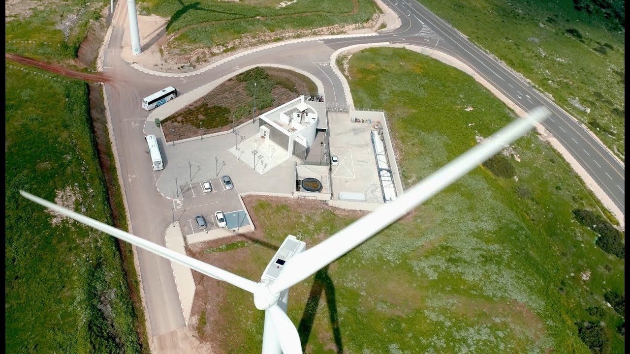 חוות הרוח בגלבוע | Israel In 60 seconds | AirWorks 4K Aerial Photography