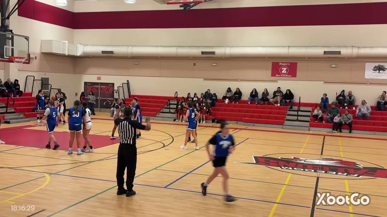 8th grade Girls Freedom vs Fruitvale  1st Quarter 1-21-26