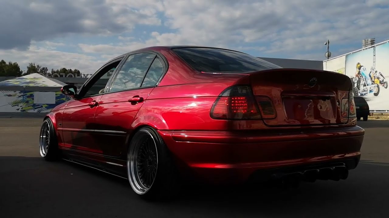 BMW E46 2.2 на пневме: звук запуска / на холостых / на высоких оборотах